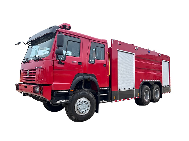 6x6 All-Wheel Drive Foam Fire Truck       