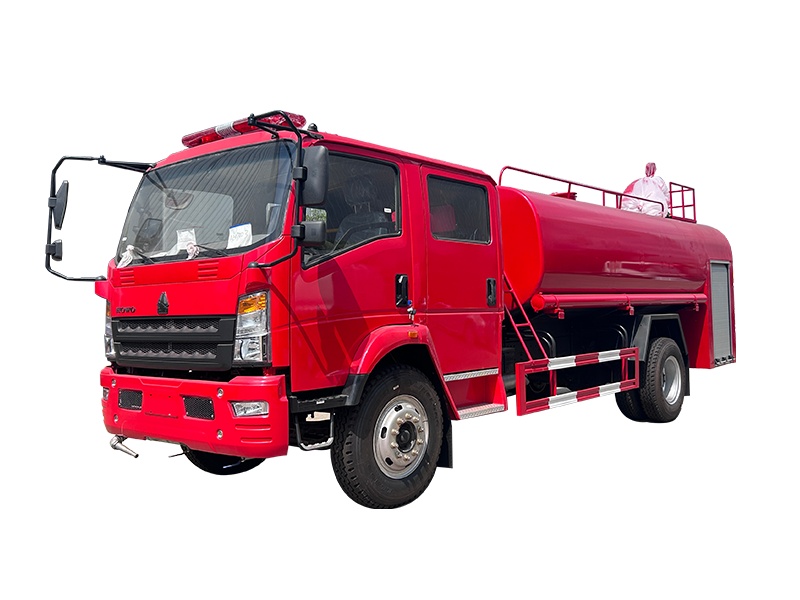 10m³ Double Cab Water Tank Fire Truck