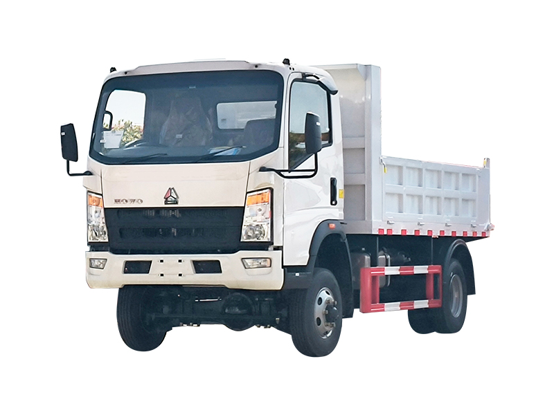 3360 wheelbase, all-wheel drive, right-hand drive dump truck